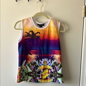 Impressions Multicolor Tropical Tank Top